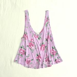 3/$20💕NWOT Aritzia Talula floral crop tank top